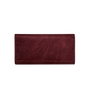 Zoozie Bags Cartera de Piel Auténtica para Mujer en Rojo Clarete, Elegante y Sofisticada, 19x10x2 cm
